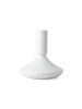 Royal Copenhagen Hvid Riflet Lysestage, 12 cm