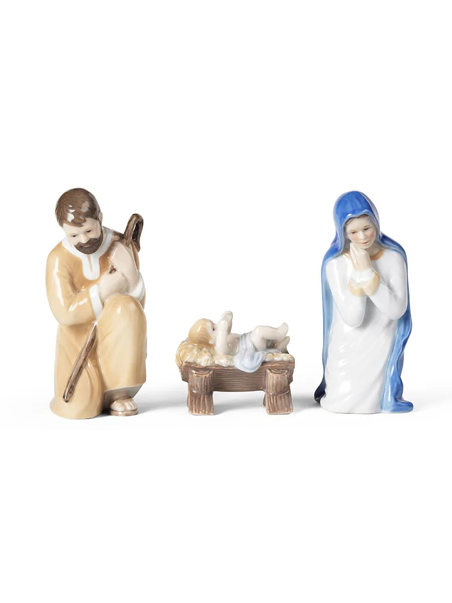 Royal Copenhagen Figurine Krybbespil, Josef, Maria & Jesusbarnet