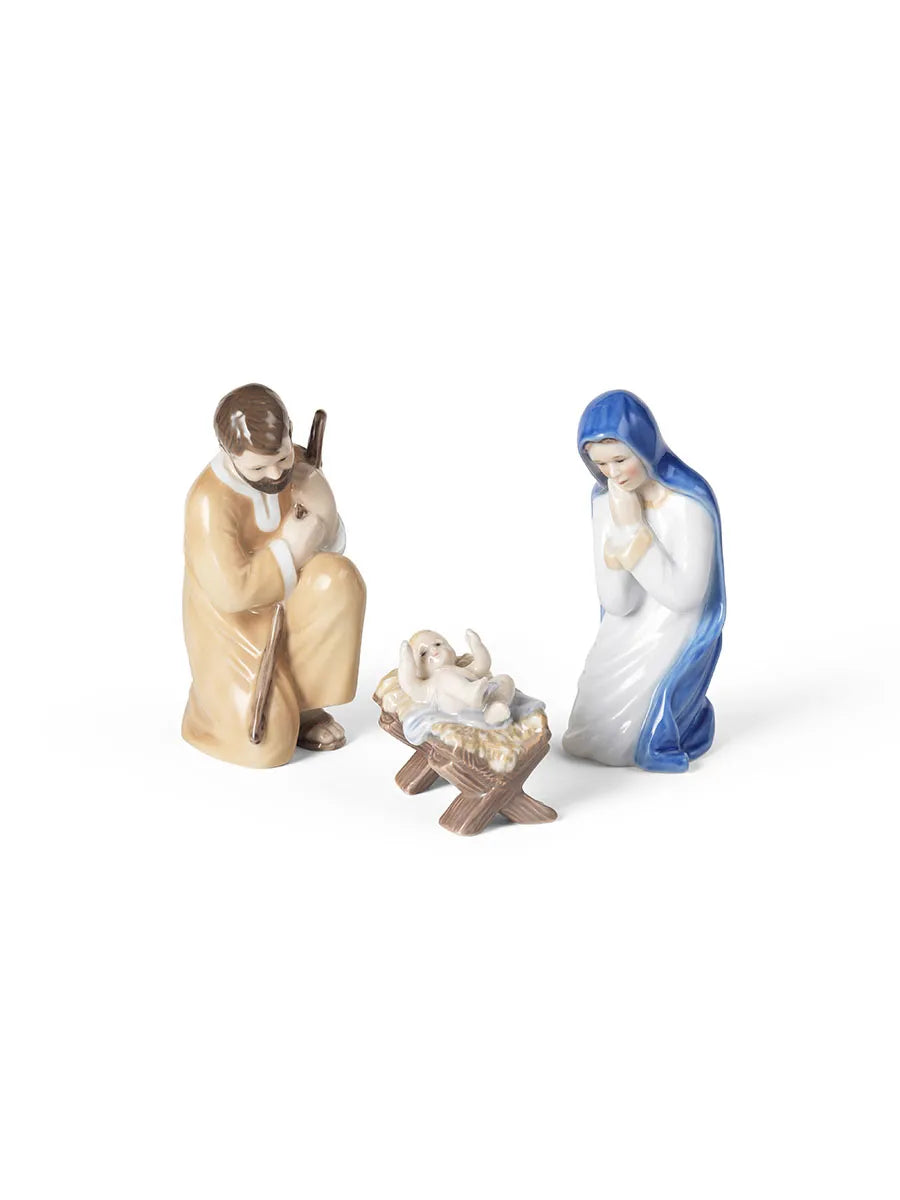 Royal Copenhagen Figurine Krybbespil, Josef, Maria & Jesusbarnet
