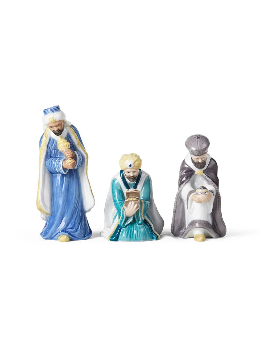 Royal Copenhagen Figurine Krybbespil, de 3 vise mænd