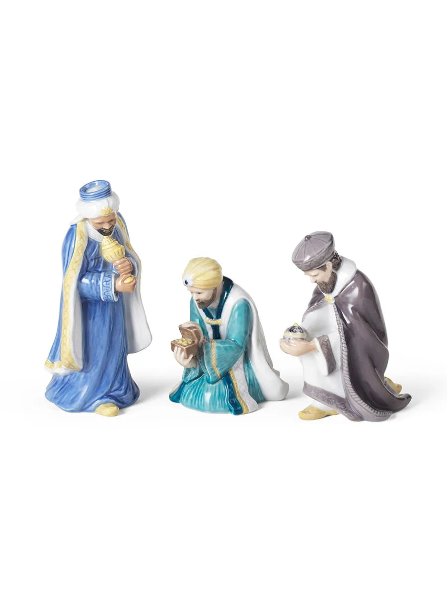 Royal Copenhagen Figurine Krybbespil, de 3 vise mænd