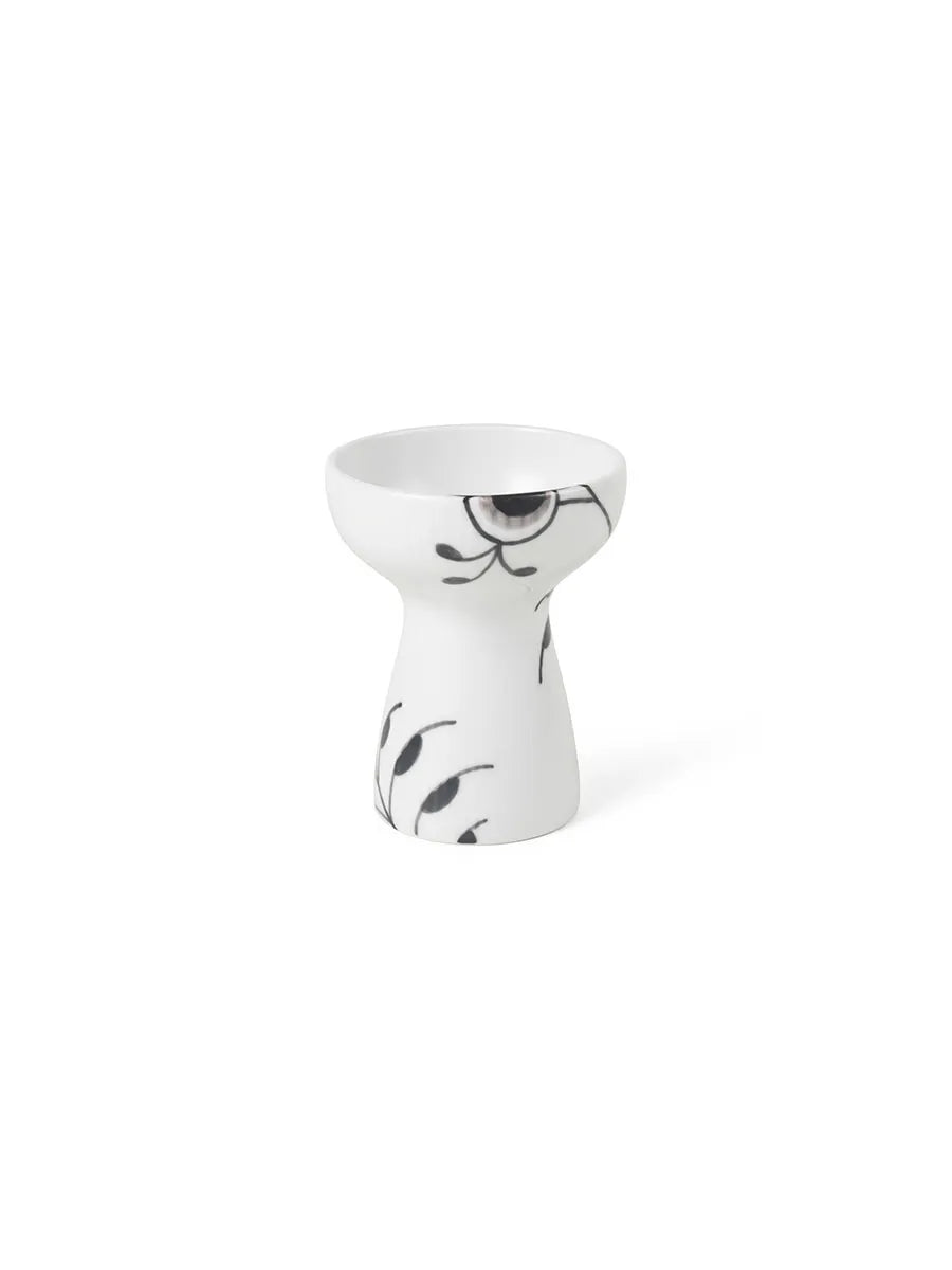 Royal Copenhagen Sort Mega Riflet, vase 11 cm - 2 - Jacobsen Plus