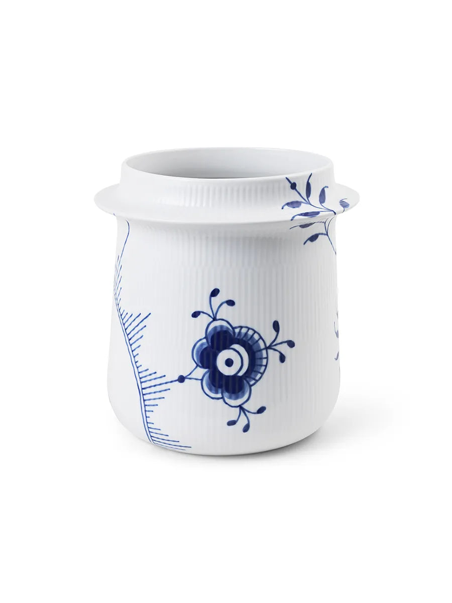 Royal Copenhagen Blå Mega Riflet, vinkøler 21,5 cm - 1 - Jacobsen Plus