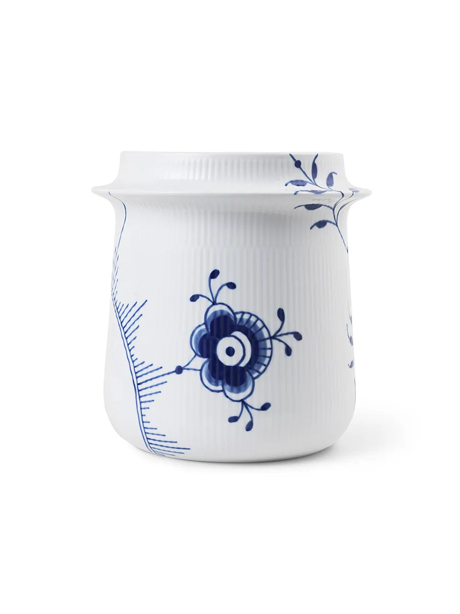 Royal Copenhagen Blå Mega Riflet, vinkøler 21,5 cm