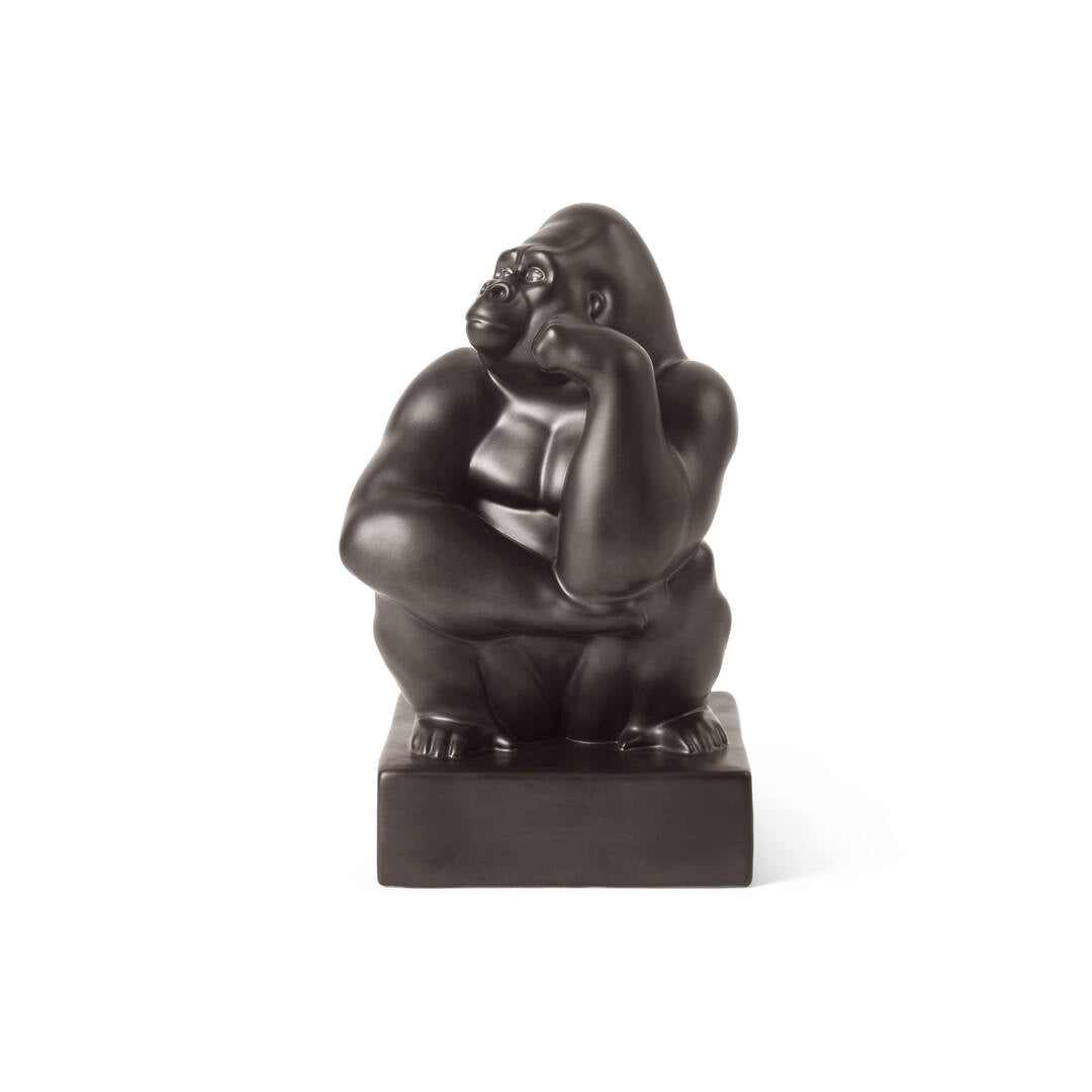 Gorilla med hånden mod kinden fra Royal Copenhagen - 1 - Jacobsen Plus