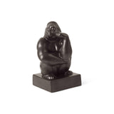 Gorilla med hånden mod kinden fra Royal Copenhagen - 2 - Jacobsen Plus