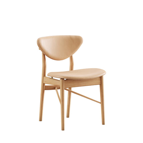 108 Chair, eg olie af Finn Juhl - Vegetabilsk læder (natur) - Jacobsen Plus