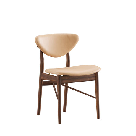 108 Chair, valnød af Finn Juhl - Vegetabilsk læder (natur) - Jacobsen Plus