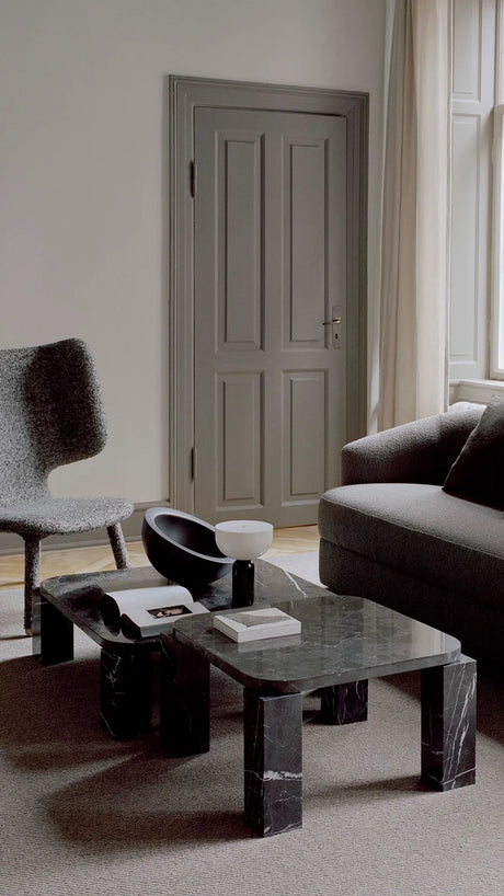 Atlas Sofabord 600x600, Costa Black Marble fra New Works - 4 - Jacobsen Plus