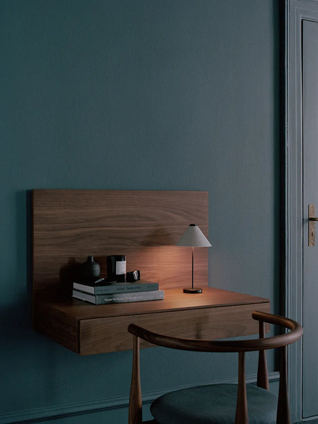 Tana Wall Mounted Desk, walnut fra New Works - 2 - Jacobsen Plus