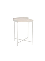 Edge Tray Table, Ø 46 cm fra Houe - Muted White - Jacobsen Plus