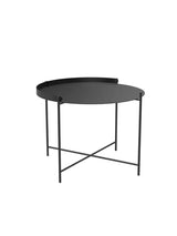 Edge Tray Table, Ø 62 cm fra Houe - Black - Jacobsen Plus