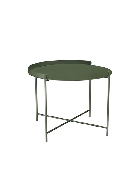 Edge Tray Table, Ø 62 cm fra Houe - Muted White - Jacobsen Plus
