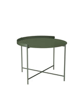 Edge Tray Table, Ø 62 cm fra Houe - Olive Green - Jacobsen Plus