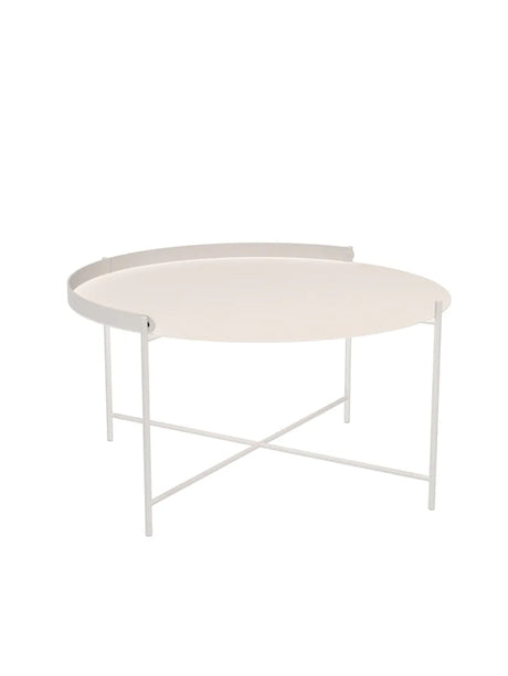 Edge Tray Table, Ø 76 cm fra Houe - Olive Green - Jacobsen Plus