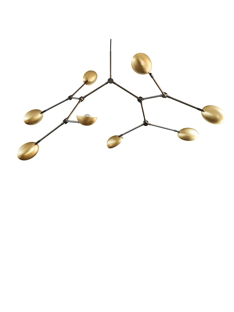 Drop Chandelier, brass fra 101 Copenhagen