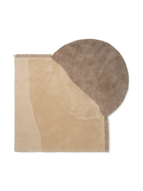 View Tufted Rug fra Ferm Living - Beige - Jacobsen Plus