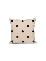 Dot Tufted pude fra Ferm Living - Sand-black - Jacobsen Plus