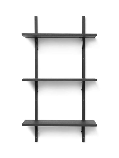 Sector Shelf T/N fra Ferm Living - Sort ask m-sort messing - Jacobsen Plus