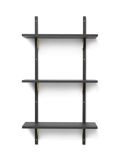Sector Shelf T/N fra Ferm Living - Sort ask m-messing - Jacobsen Plus