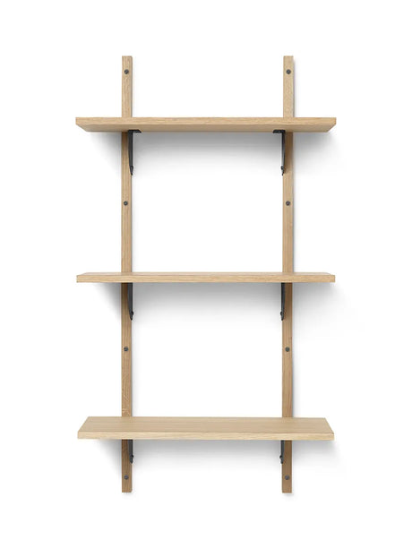 Sector Shelf T/N fra Ferm Living - Eg m-sort messing - Jacobsen Plus