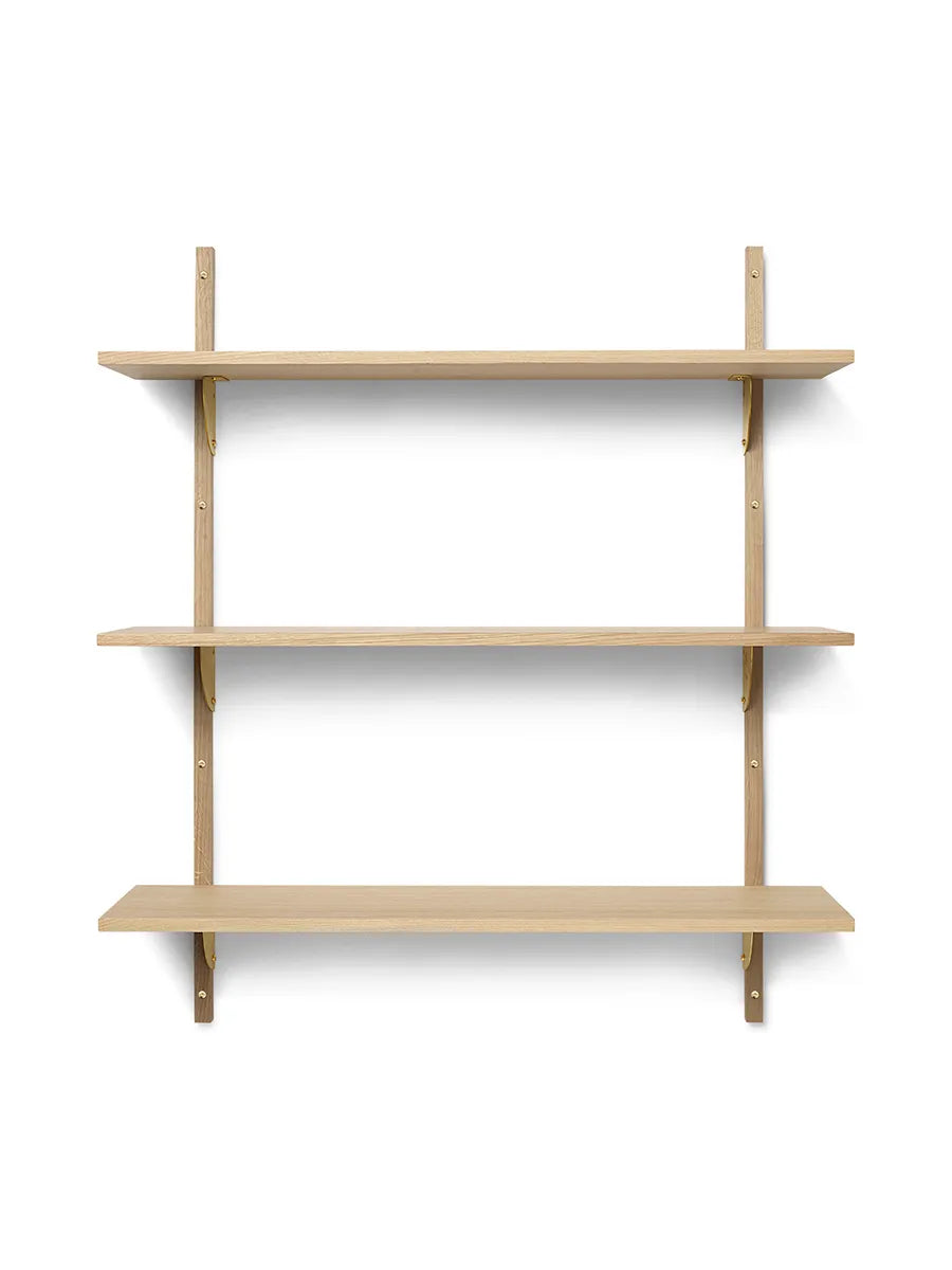 Sector Shelf T/W fra Ferm Living - Eg m-messing - Jacobsen Plus