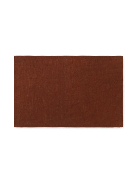 Linen Placemat, 2 stk. fra Ferm Living - Cinnamon - Jacobsen Plus