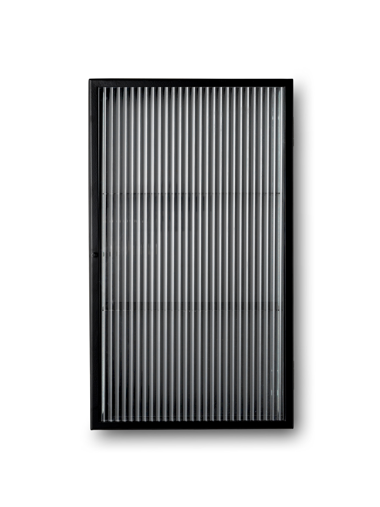 Haze Wall Cabinet, reeded glass 35x60 fra Ferm Living - Black - Jacobsen Plus