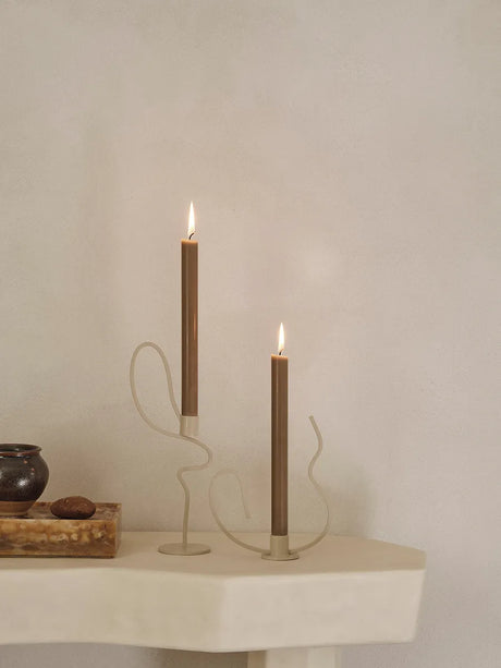 Valse Candleholder, low fra Ferm Living - Black - Jacobsen Plus