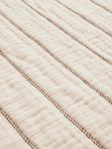Aires Bedspread, double fra Ferm Living - Stone - Jacobsen Plus
