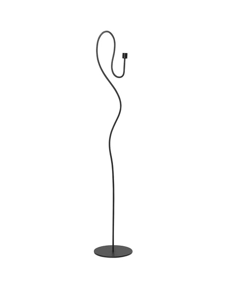 Valse Floor Candle Holder fra Ferm Living - Black - Jacobsen Plus