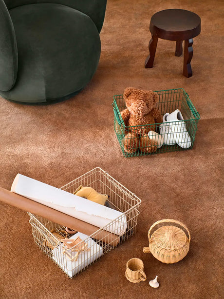 Cala Stackable Baskets, set of 2 fra Ferm Living - Cashmere - Jacobsen Plus