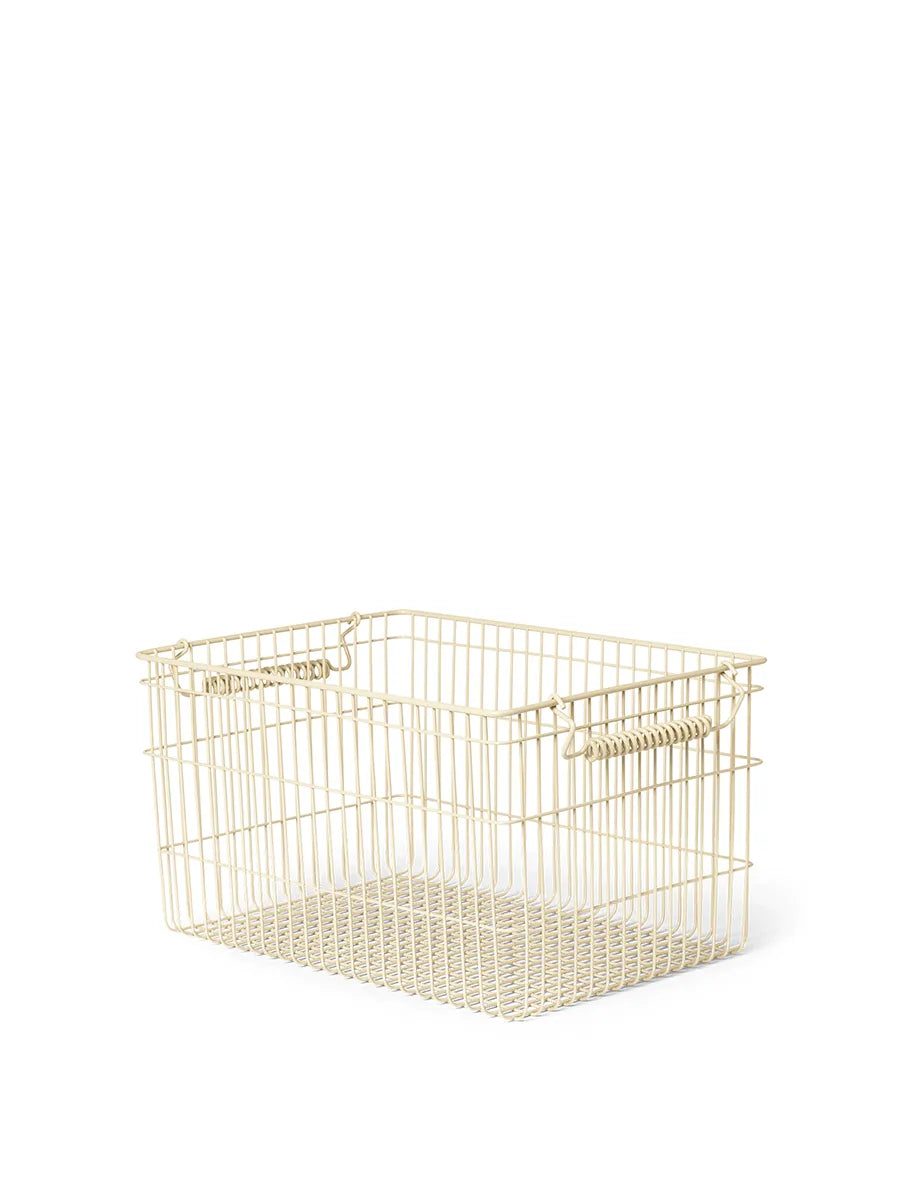 Cala Stackable Baskets, set of 2 fra Ferm Living - Cashmere - Jacobsen Plus