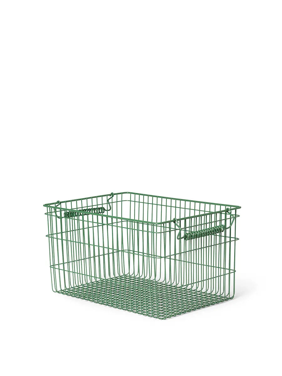 Cala Stackable Baskets, set of 2 fra Ferm Living - Verdant Green - Jacobsen Plus
