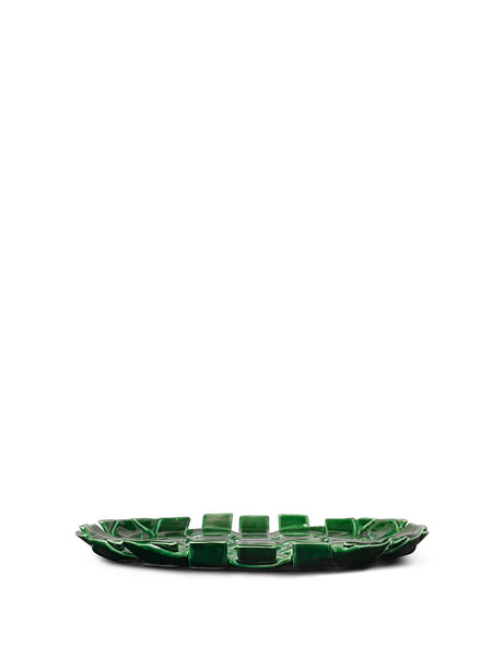 Plait Platter fra Ferm Living - Emerald green - Jacobsen Plus