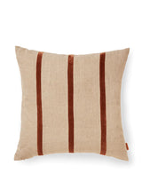 Senti Stripe Cushion fra Ferm Living - Carob Brown - Jacobsen Plus
