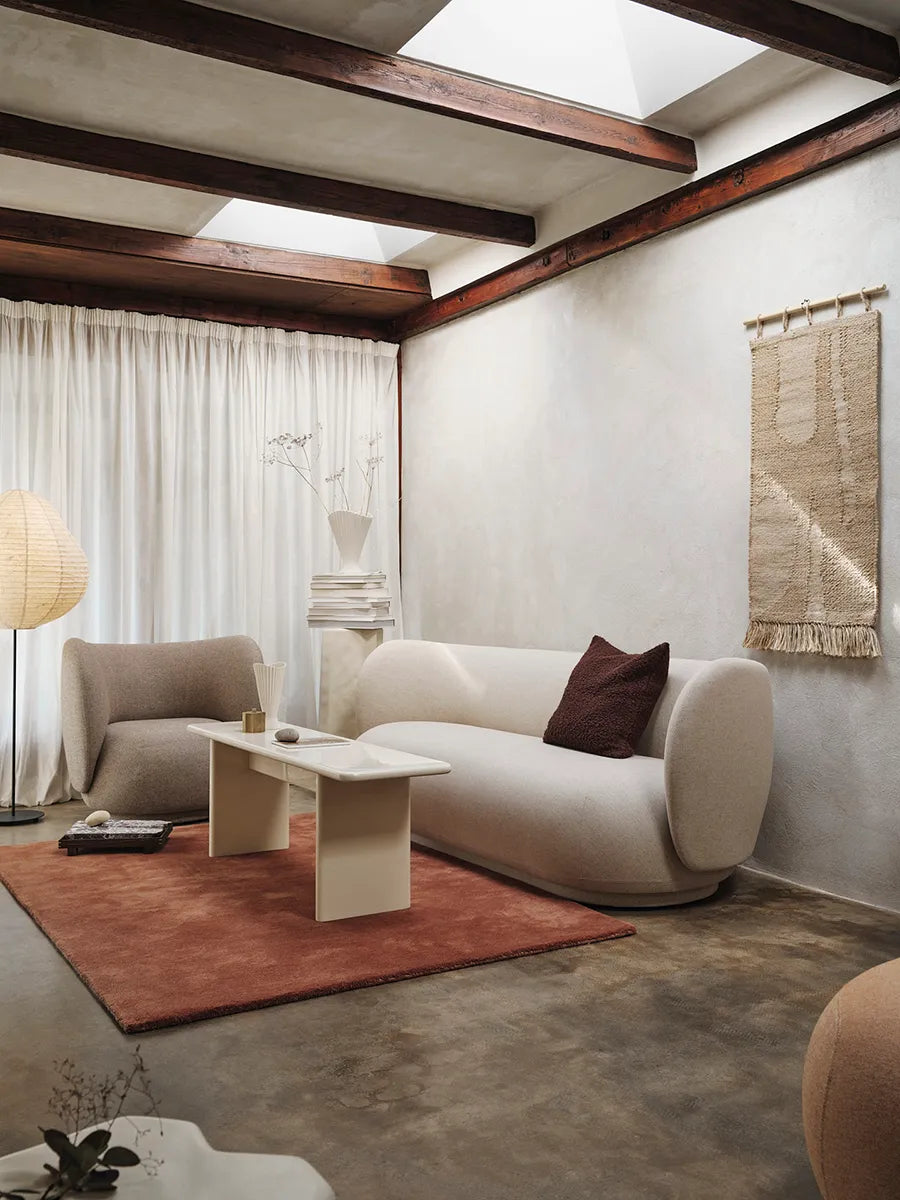 Stille Tufted Rug, red brown fra Ferm Living - 2 - Jacobsen Plus