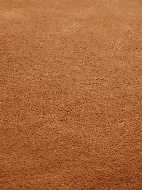 Stille Tufted Rug, Ø240 cm fra Ferm Living - Red brown - Jacobsen Plus