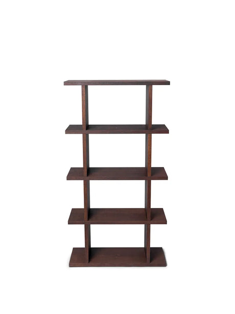 Kona Bookcase, 1x4 fra Ferm Living - Dark stained oak - Jacobsen Plus