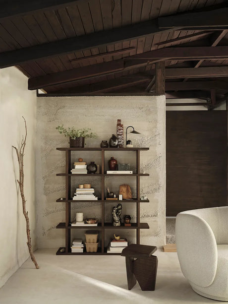 Kona Bookcase, 2x4 fra Ferm Living - Natural oak - Jacobsen Plus