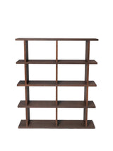 Kona Bookcase, 2x4 fra Ferm Living - Dark stained oak - Jacobsen Plus