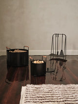Kami Knotted Rug, coffee fra Ferm Living - 3 - Jacobsen Plus