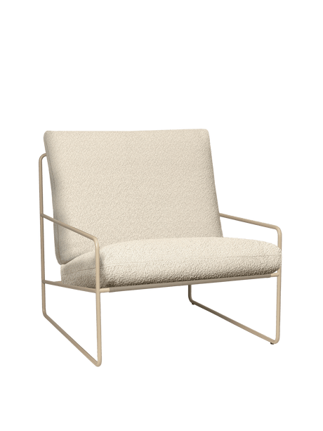 Desert 1-Seater udendørs lænestol fra Ferm Living - Cashmere - Pure Bouclé - Off-white - Jacobsen Plus