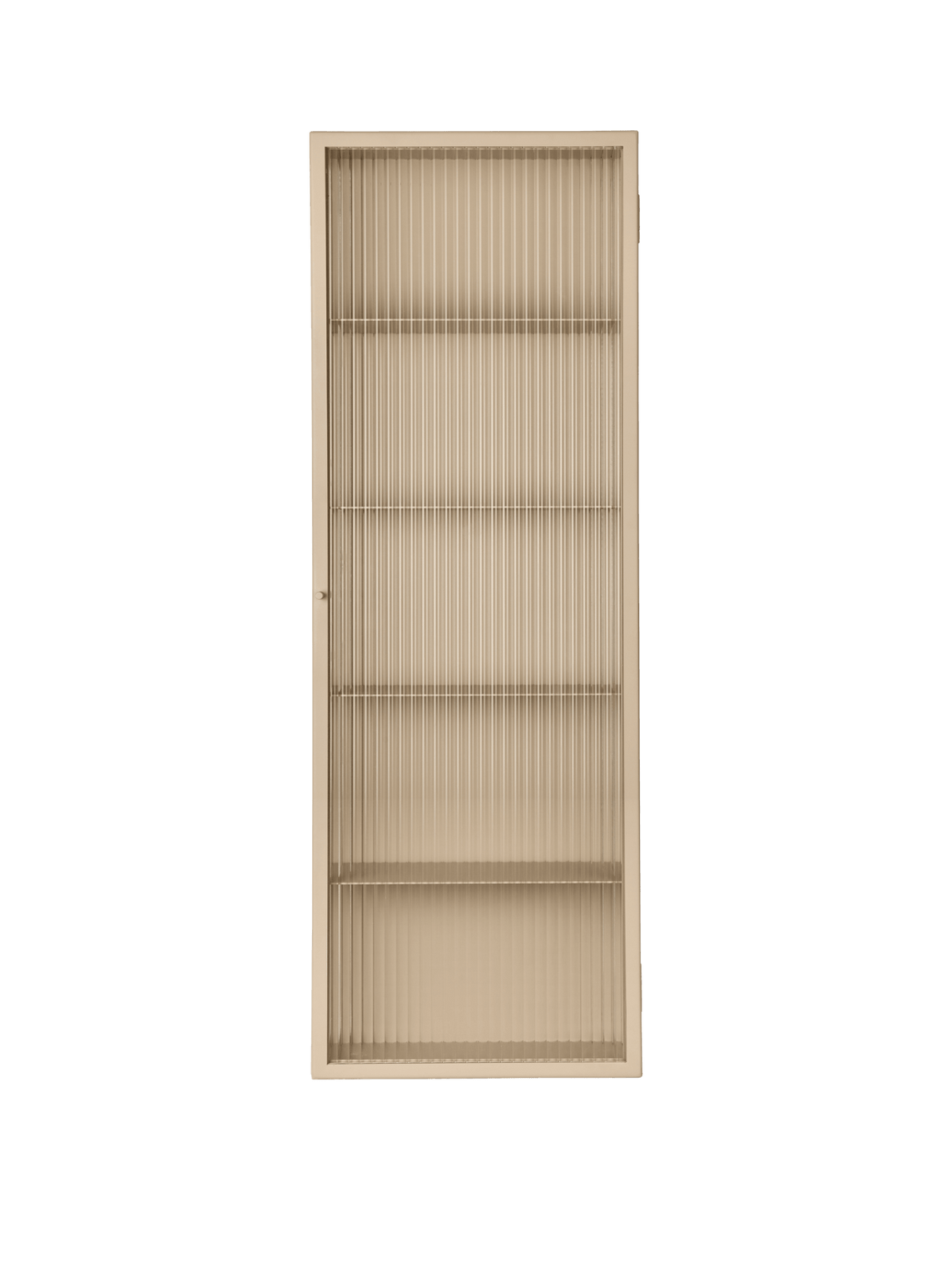 Haze Wall Cabinet, reeded glass 35x100 fra Ferm Living - Cashmere - Jacobsen Plus
