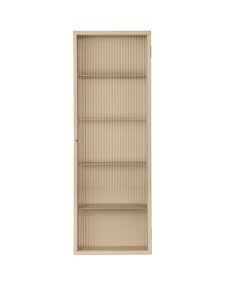 Haze Wall Cabinet, reeded glass 35x100 fra Ferm Living - Cashmere - Jacobsen Plus