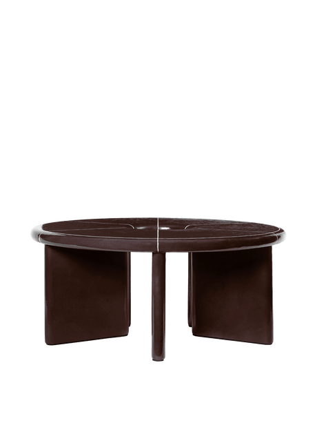 Deya udendørs sofabord, Ø80 fra Ferm Living - Chestnut Brown - Jacobsen Plus