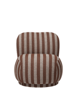 Rico Lounge Chair Piccolo fra Ferm Living - Louisiana Sand/Chocholate - Jacobsen Plus