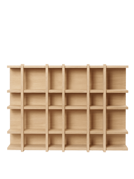 Tilem reol, 6 x 4 fra Ferm Living - Natural Oak - Jacobsen Plus