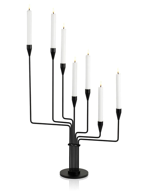 Karlsvognen Table Lysestage, sort fra Piet Hein - 3 - Jacobsen Plus