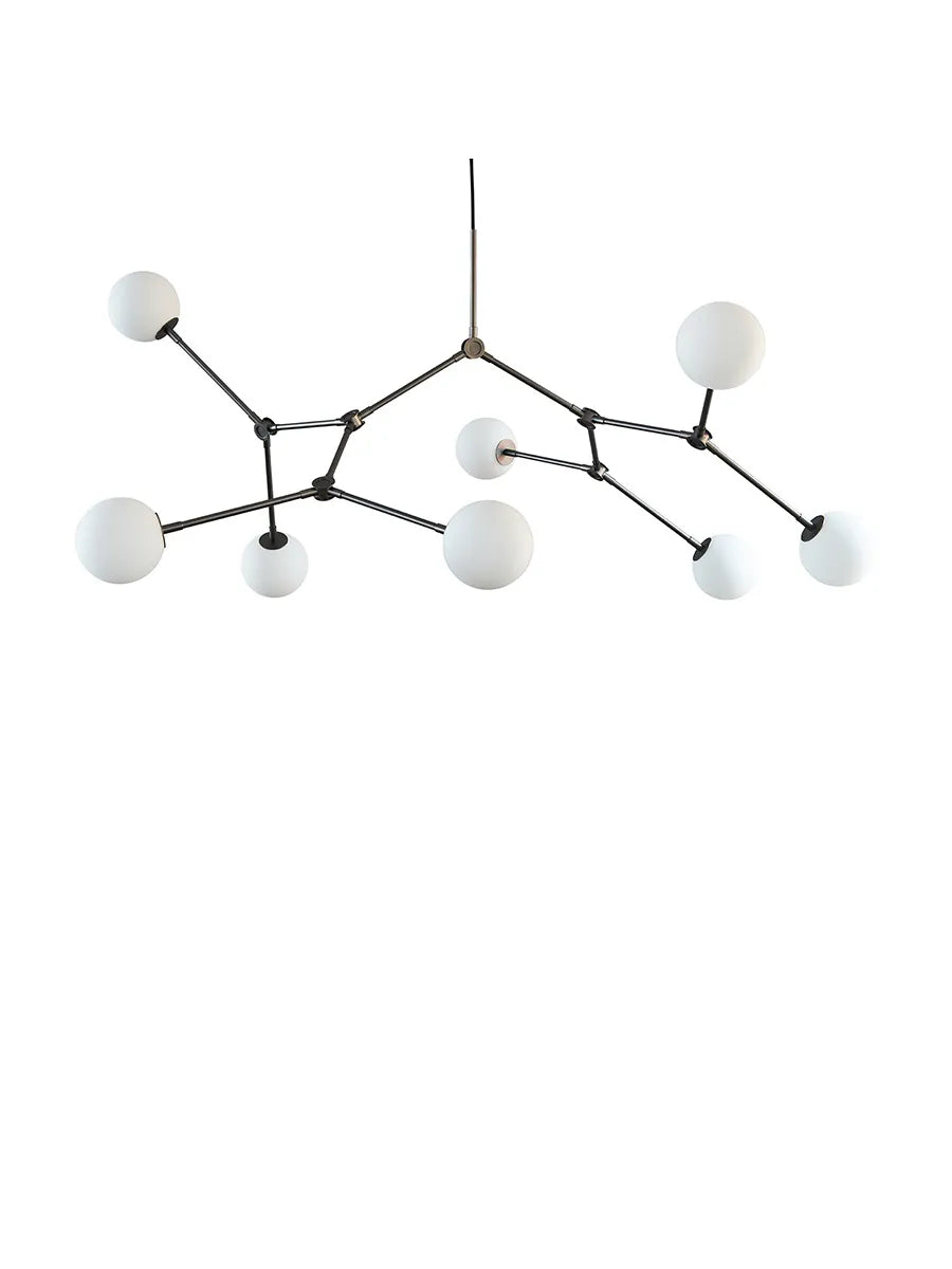 Drop Bulp Chandelier, grey fra 101 Copenhagen